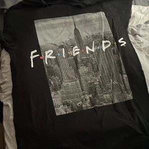 Black and grey friends shirt med/large